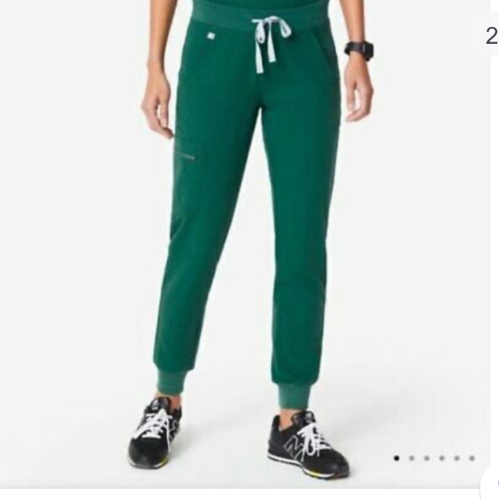Hunter Green Small Set Scrubs - Figs